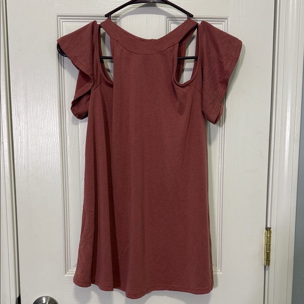 Soprano Dusty Rose Sleeveless Top
